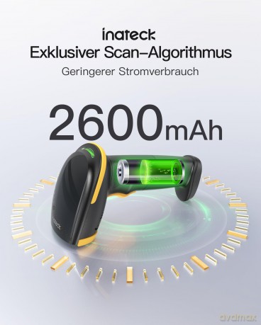 inateck Barcodescanner 35 black (BCST-35