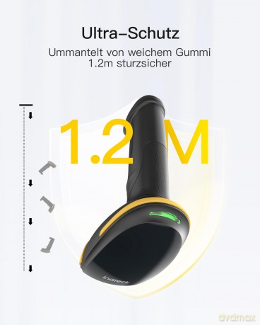inateck Barcodescanner 35 black (BCST-35