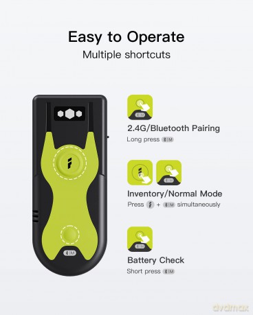 inateck Barcodescanner 42 green (BCST-42