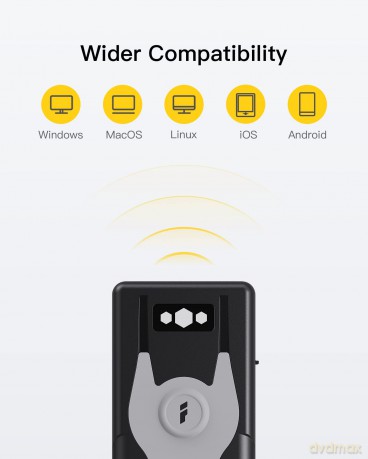 inateck Barcodescanner 43 gray BCST-43_g