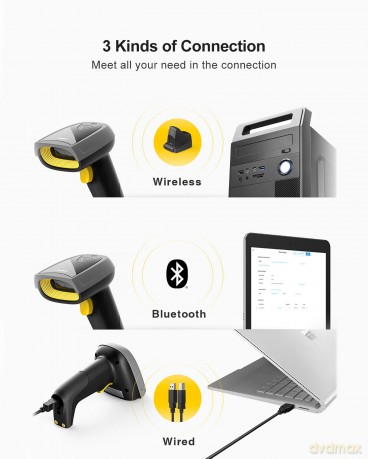 inateck Barcodescanner 52 black BCST-52_