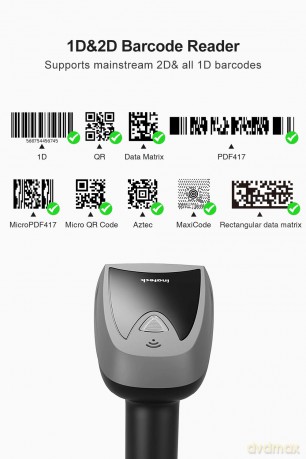 inateck Barcodescanner 52 black BCST-52_
