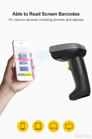 inateck Barcodescanner 52 black BCST-52_