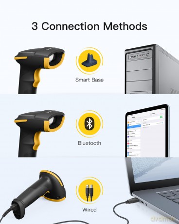 inateck Barcodescanner 54 black (BCST-54