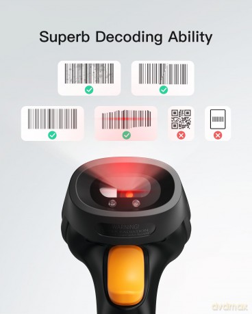 inateck Barcodescanner 60 black BCST-60_