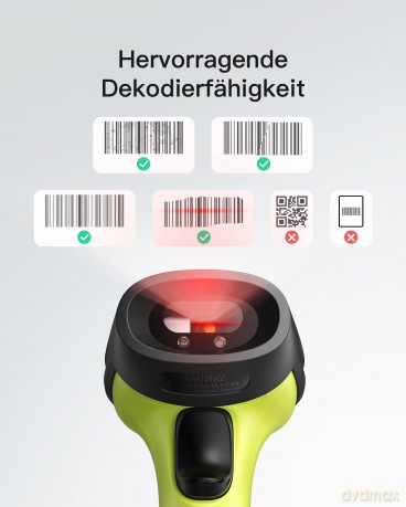 inateck Barcodescanner 60 green BCST-60_