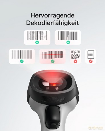 inateck Barcodescanner 70 gray BCST-70_g