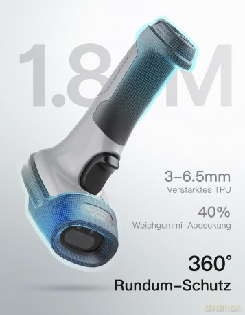 inateck Barcodescanner 72 gray (BCST-72_