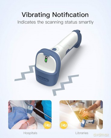 inateck Barcodescanner 73 white blue BCS