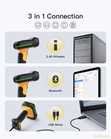 inateck Barcodescanner 75 black BCST-75