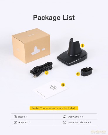inateck Barcodescanner BS04001 2-1 Base