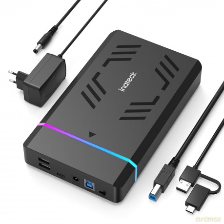 Inateck Festplattengeh.RGB 3.5" USB 3.0
