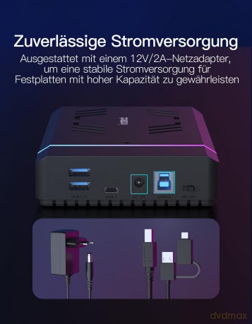 Inateck Festplattengeh.RGB 3.5" USB 3.0