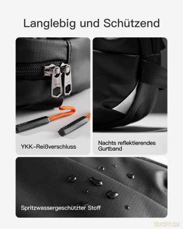 inateck Gźrteltasche FB01002 black 24,5