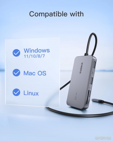 Inateck HUB 7 in 1 USB C Hub mit 4k HDMI