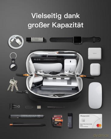 inateck Kabeltasche AB03011 black 23,5cm