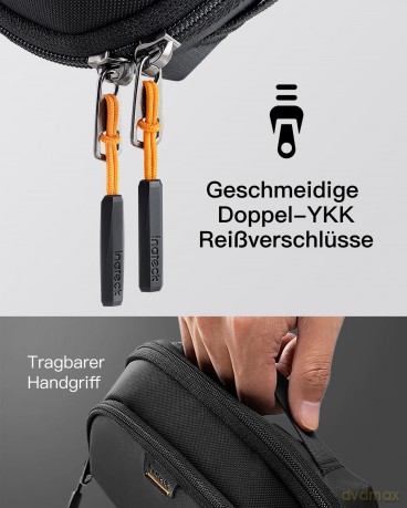 inateck Kabeltasche AB03011 black 23,5cm
