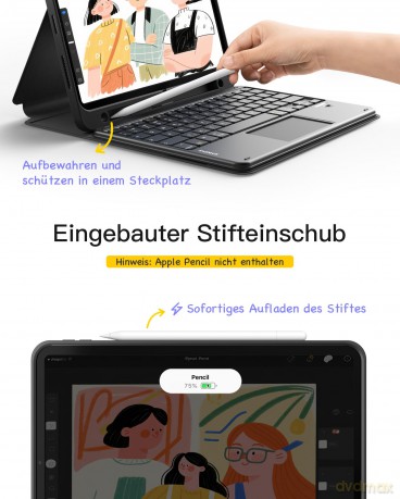 inateck KB002 Black Bluetooth-Tastatur-10ZubehśrSONSTIGES540118371249.99104.02.2026808789461 69765