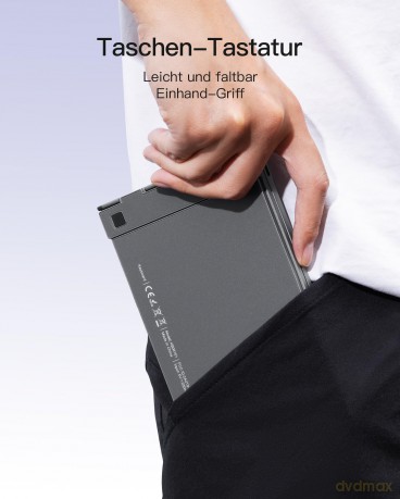 inateck Keyboard 06101 steel gray KB0610