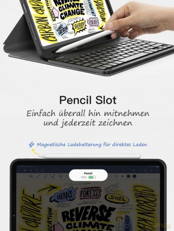 inateck Keyboard iPad 04002 black KB0400