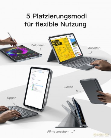 inateck Keyboard iPad 04111 gray (KB0411