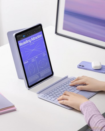 inateck Keyboard iPad 04111 purple KB041