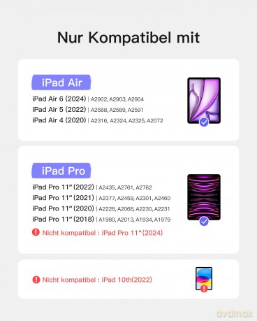inateck Keyboard iPad 04111 purple KB041
