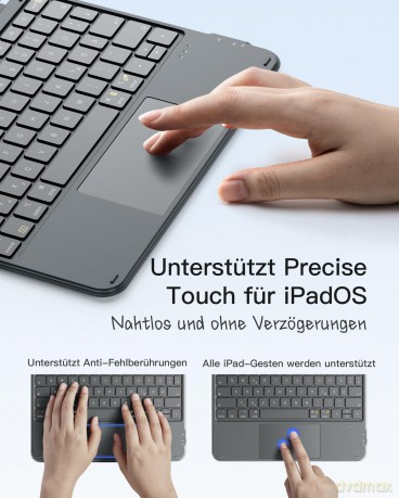 inateck Keyboard iPad 04122 gray KB04122