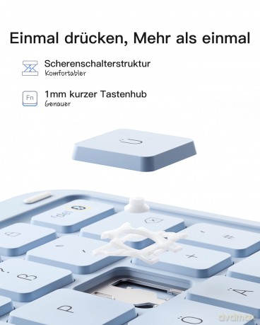 inateck Keyboard iPad 04122-11 blue KB04
