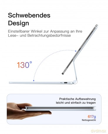 inateck Keyboard iPad 11" QWERTZ blue