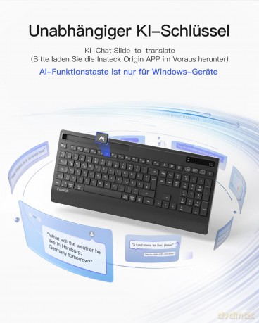 inateck Keyboard KB06006 black