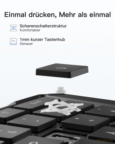 inateck Keyboard N0131 black