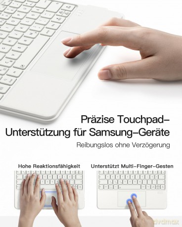 inateck Keyboard Samsung 11" QWERTZ wh10ZubehśrSONSTIGES540118737863.99120.02.20260789461 69765211
