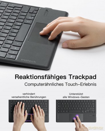 inateck Keyboard Surface 02027 gray KB02