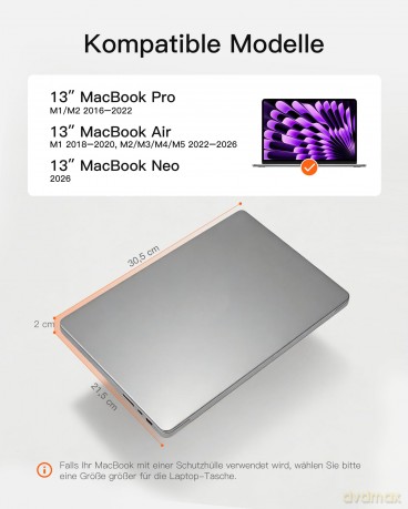 inateck Laptoptasche 13" gray