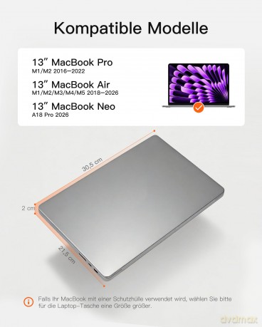inateck Laptoptasche 13"+ Zubehśrtasche