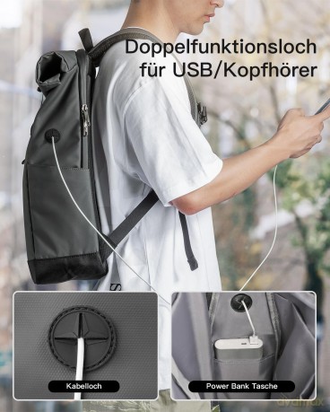 inateck Notebook-Rucksack BP01003 gray 2