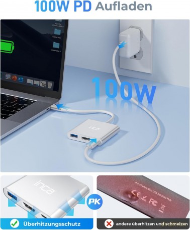 INCA Adapter ITPC-04T Typ C, HDMI 4K,