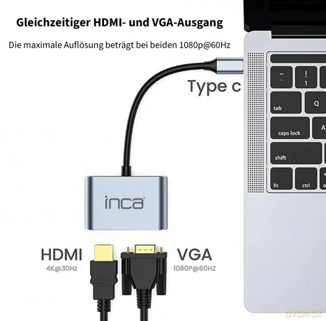 INCA Adapter ITPC-06TX USB-C 4-in-1