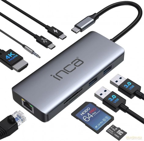 INCA Adapter ITPC-10TX USB-C 9-in-1