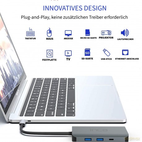 INCA Adapter ITPC-10TX USB-C 9-in-1