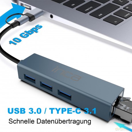 INCA Adapter IUTP-03TX Ethernet > USB
