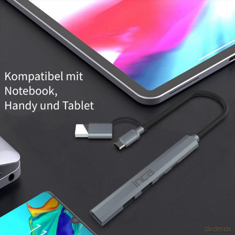 INCA Adapter IUTP-06TX USB C/A USB 3.