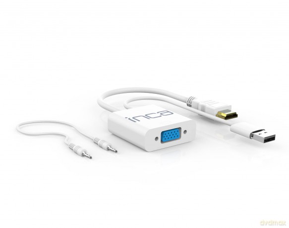 INCA Adapter IVTH-01 VGA auf HDMI (+USB