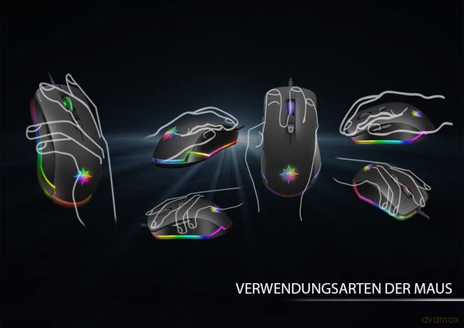 INCA Gaming Maus IMG-327 4800 DPI, RG
