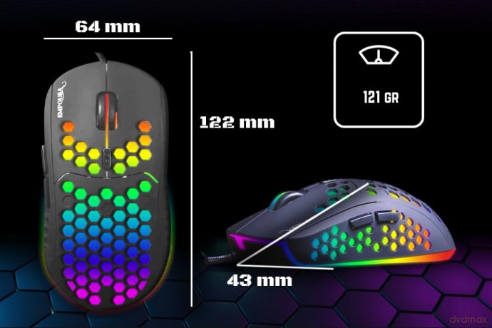 INCA Gaming Maus IMG-346 6400 DPI, RG