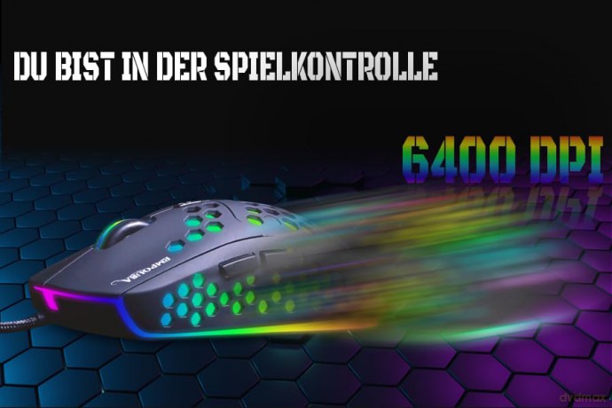 INCA Gaming Maus IMG-346 6400 DPI, RG
