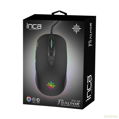 INCA Gaming Maus IMG-348 3200 DPI, RG