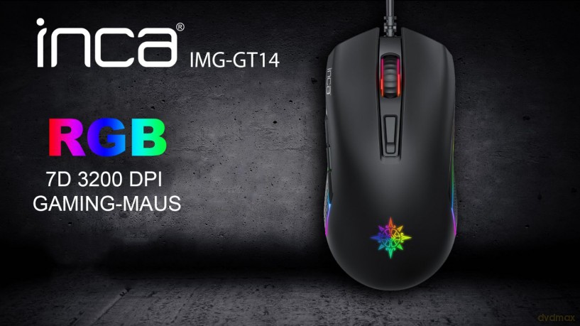 INCA Gaming Maus IMG-GT14 3600 DPI, RG
