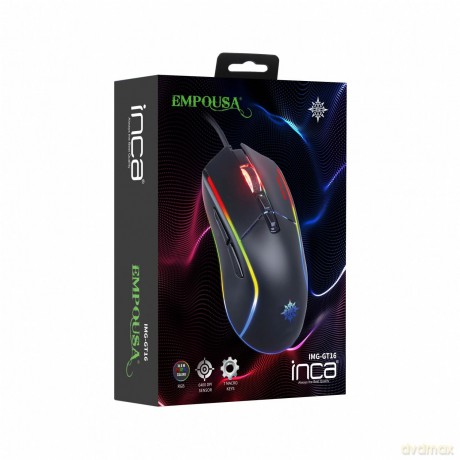 INCA Gaming Maus IMG-GT16 6400 DPI, RG